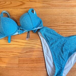 Sparkling Blue Bikini Set